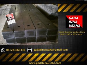 Karet Bumper Loading Dock 100 X 100 X 2000