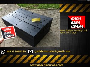 Karet Bumper Loading Dock 100 X 100 X 2000