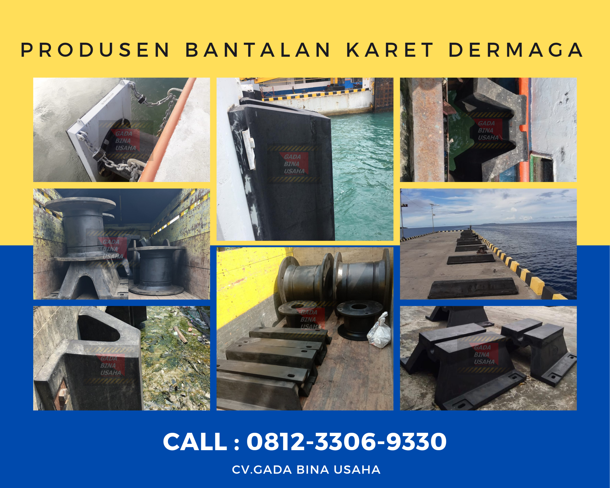 Bantalan Karet Dermaga