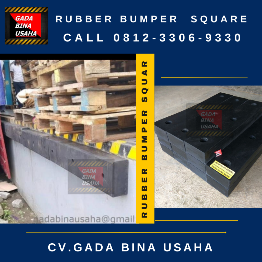 rubber bumper loading dock square
