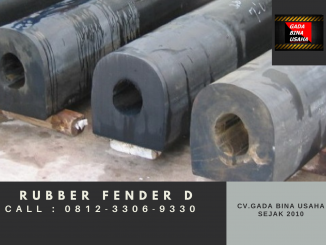 Rubber fender d