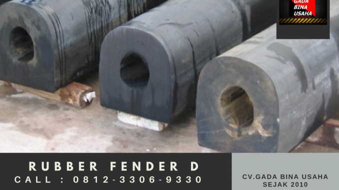 Rubber fender d
