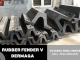 rubber fender v