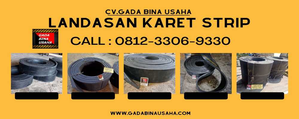 landasan karet strip