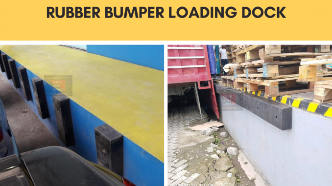 rubber bumper loading dock aplikais