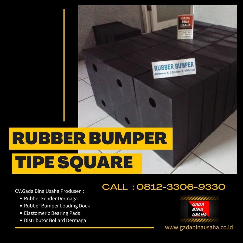 rubber bumper square