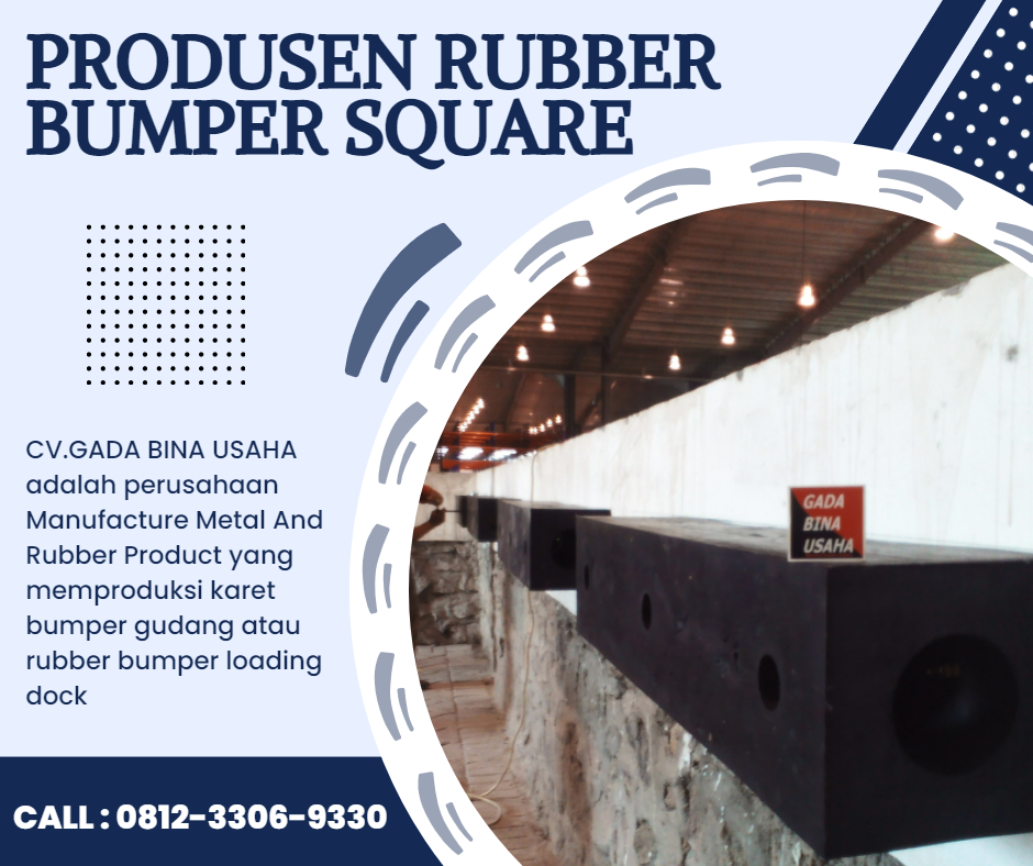 Rubber Bumper Square Loading Dock Sampit