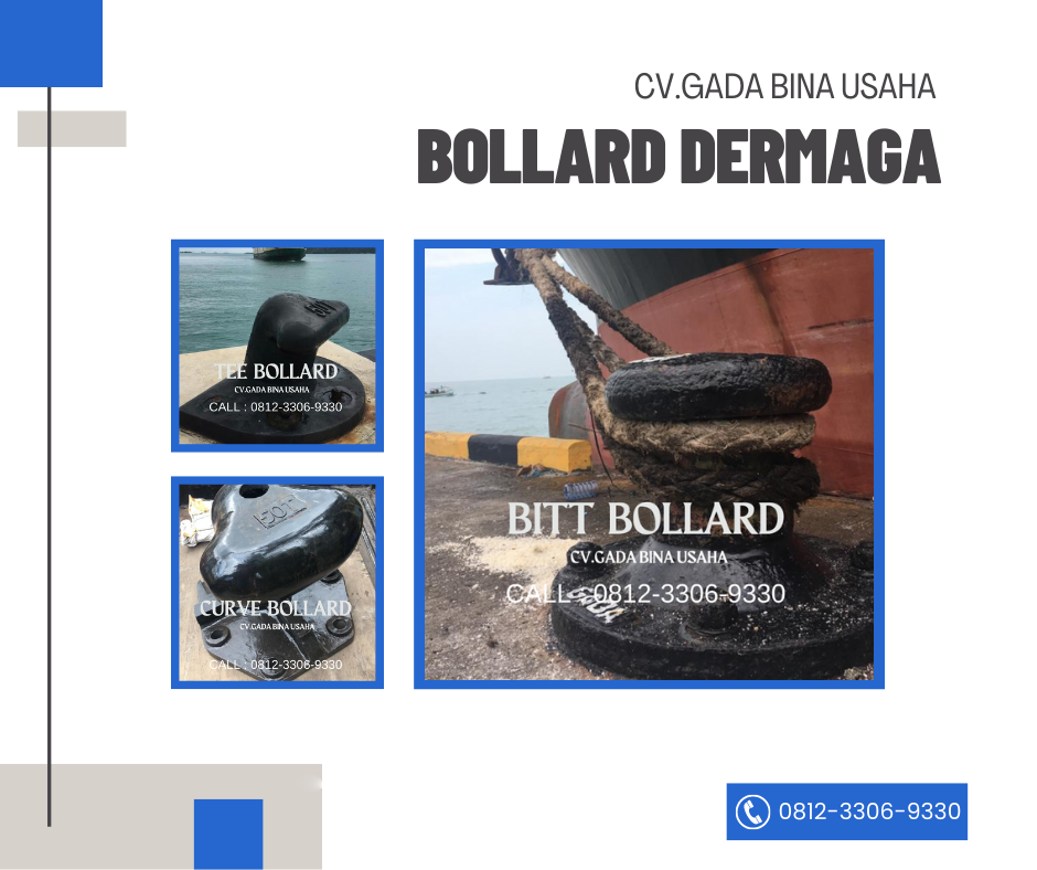 Supplier Bollard Dermaga Lengkap dengan Anchor Bolt