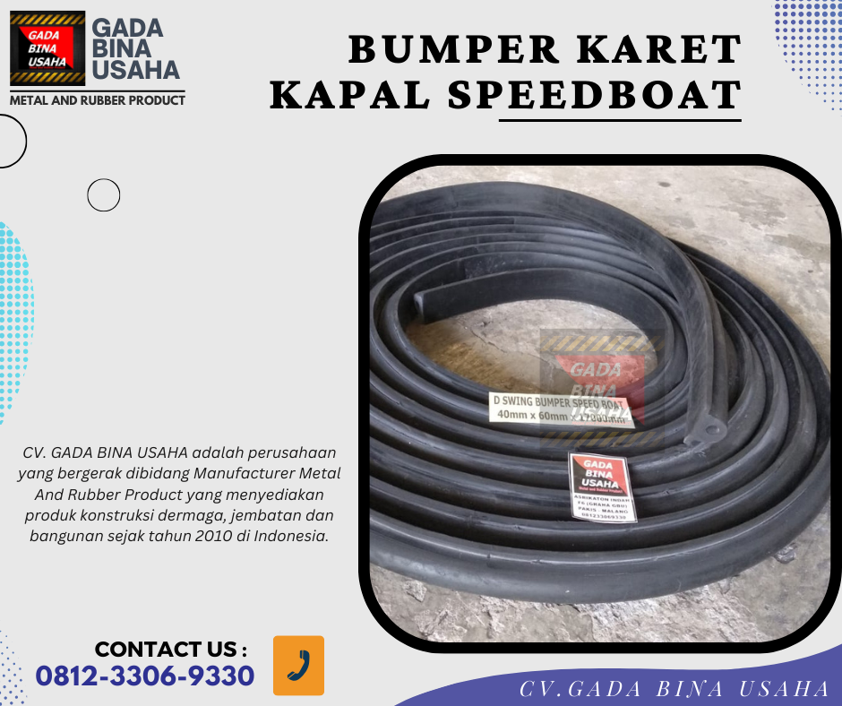Bumper Karet Kapal Speedboat