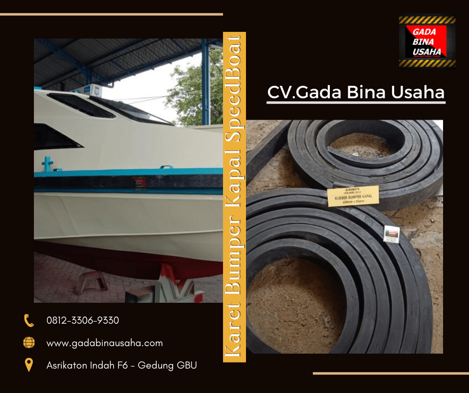 Karet Bumper Kapal Speedboat