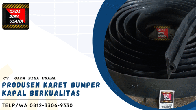 Pemasok Karet Bumper Kapal Termurah di Tolitoli