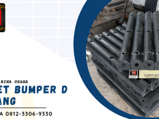 Rubber Karet Bumper Model D: Daya Redam Tinggi untuk Kendaraan Berat