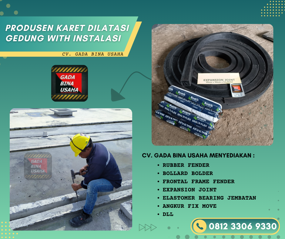 Supplier Karet Dilatasi Gedung Surabaya