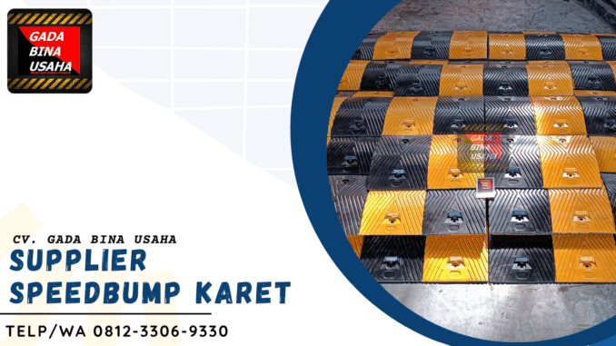 Supplier Speedbump Karet Berkualitas dari GDBU