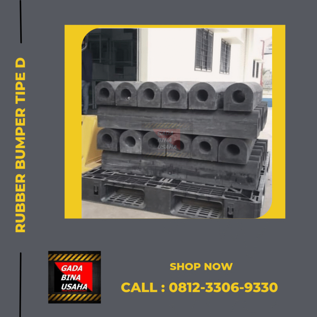Supplier Rubber Bumper Tipe D Gudang Pekanbaru