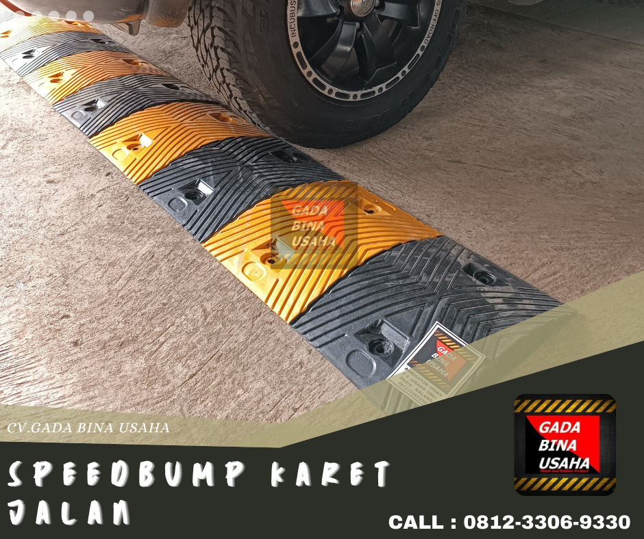 Jual Speedbump Karet Jalan Terbaik dengan Material Berkualitas