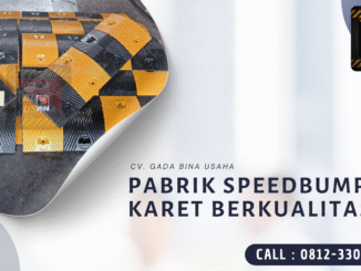 Jual Speedbump Karet Jalan Terbaik dengan Material Berkualitas