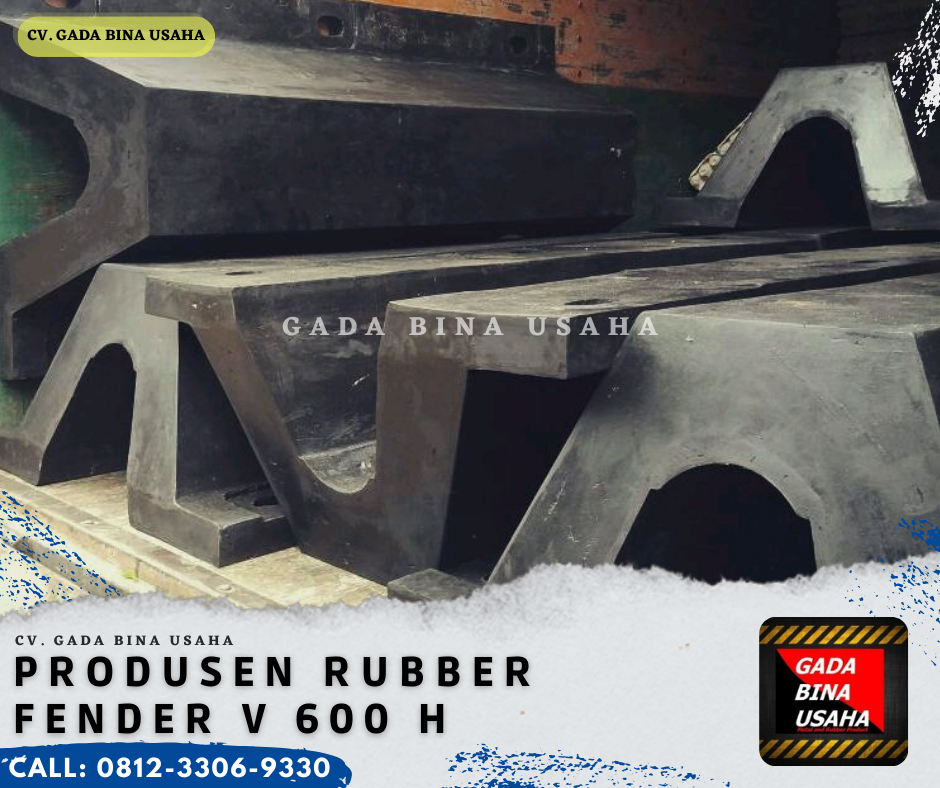 Jual Rubber Fender V 600 H x 1000L Mataram