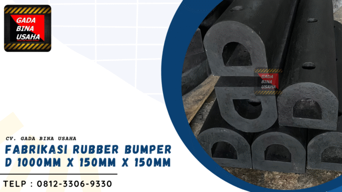 Jual rubber bumper D 1000mm x 150mm x 150mm dari Gada Bina Usaha