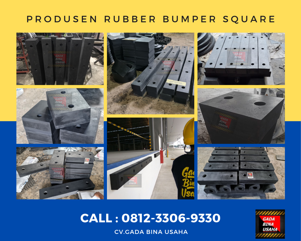 Pemasok Karet Bumper Gudang Tipe Square
