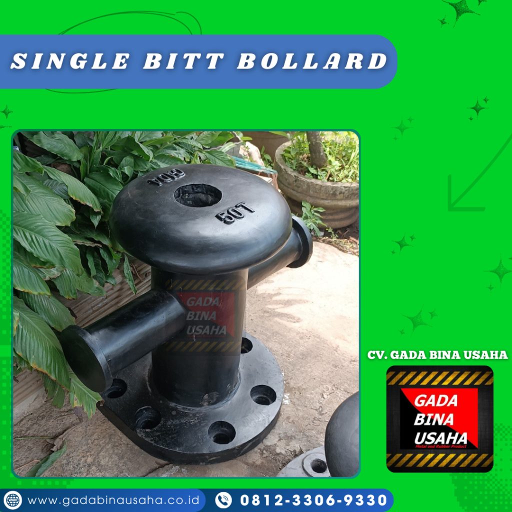Single Bitt Bollard Dermaga Berkualitas dengan Harga Kompetitif